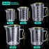 Teenitor Graduated Cylinder Plastic Beaker, 5pcs Plastic Graduated Cylinder 10ml 25ml 50ml 100ml 250ml and 5pcs Plastic Beakers 50ml 100ml 250ml 500ml1000ml Clear 10pcs