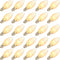 Abeja 25 Pack C9 Incandescent Replacement Bulb C9 Christmas Light Bulb for