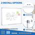 DOLLAR BOSS Magnetic Dry Erase Board, 24 x 18 Inch Double-Sided Whiteboard for Office, School, Home with 8 Magnets