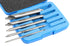 Accusize Industrial Tools 5 pc H.S.S. M2 Long Series Center Drill Set, 4'' OAL, 3560-1001