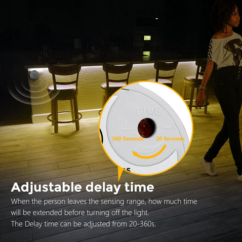 Strip,5 Lights,6.56FT/2M 3500K Motion Activated COB LED V USB Motion Sensor Neon LED Strip Waterproof LED Light Strip
