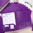 Fulmoon 48 Pack Plastic Folders with 2 Pockets, Heavy Duty File Folders for School Office Home Business