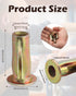 AOKLIT 50 Pack 5/16-18 Pre-Bulbed Multi-Grip Rivet Nut Kit, Rivet Nut Steel Shank, Plus Nut Color Zinc Plated Flat Head