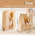 50 Packaging MAQIHAN Bread Bags with Reusable Ties - Homemade Sourdough Bread Storage Bags Brown Paper Bagel Loaf