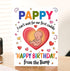 Moonlit93 Pappy - I Can't Wait For Our First Cuddle Happy Birthday From The Bump! Card - Ideas Birthday Card For Pappy
