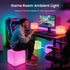 7-inch 16 IP65 Dimming LOFTEK LED Cube Lights, Rechargeable RGB Colors Tesseract Cube, Cordless with Remote Control