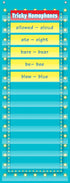 Teacher Created Resources Light Blue Marquee Pocket Chart - 14 Pocket (13" x 34"), Model: 20773