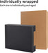 Leather Letter Tray, Luxury Desk Organizer for Mail, Paper Files, Magazines, and Cosmetics, Black