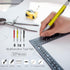 Zonon 32 Pcs Gift Pen for Men with 40 Pen Refills, 6 in 1 Multi Tech Tool Pen, Christmas Gifts for Screwdriver Pen