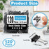 120 Pack Small Binder Clips,3/4 Inch Width Paper Clips,Black Binder Clips,Mini Binder Clips,Small Paper Clamps for Office Supplies Home and Business,Metal Binder Clips by Dyrfolm