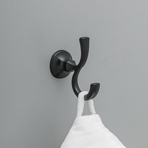 Delta Faucet 76435-BL Ashlyn Towel Hook, Matte Black by Delta Faucet