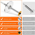 Inside Pipe Cutter for PVC Pipe, Cutter Tool Set with Scale Adjustable Depth Gauge, 5PCS Saw Blades and Hex Shank