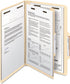 Smead Classification File Folder, 1 Divider, 2" Expansion, Legal Size, Manila, 10 per Box