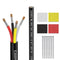 18awg 0.8mm Electrical Wire 4 Core Extension Cable 20feet UL2464 DC 5V/12V/24V/300V 18 Gauge Copper