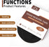 Yotache Foam Tape, 3 Strips 1/4" x 1/4", Weather Stripping for Doors and Windows, 30 Feet Long