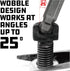 8 Set, 3-10mm, 25 S2 642403 Powerbuilt Piece Metric Wobble Ball Hex Bit Sizes Wobble design works at angles up