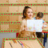 Quera Apples Scalloped Bulletin Board Stickers, Fruit Die-Cut Border Trim for Back-to-School Classroom Wall Decor
