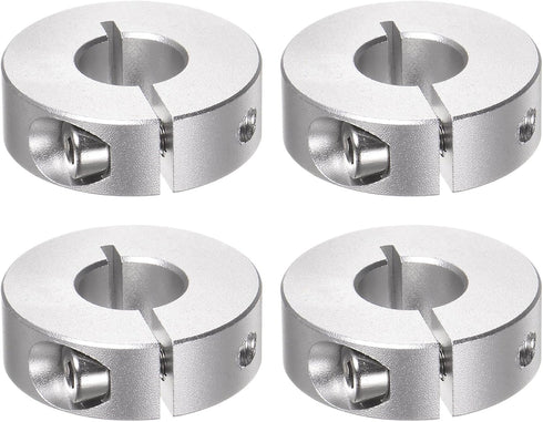 4pcs Shaft Collar Set Screw Split Clamp-On Collars, 12mm Bore, 30mm OD, 10mm Width for Machine Tools