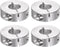 4pcs Shaft Collar Set Screw Split Clamp-On Collars, 12mm Bore, 30mm OD, 10mm Width for Machine Tools