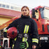 6 Pcs Firefighter Glove Strap, Heavy Duty Gear Holder Straps with Green Reflective Trim for Firefighting