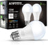 Dusk to Dawn Sensor LED Outdoor Light Bulb, Daylight White 5000K, A19