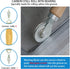 Screen Repair Kit - Roller Tool with Bearing, Retainer Spline (32ft) and Hook for Window Patio Door