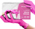 FifthPulse Fuchsia Hot Pink Nitrile Disposable Gloves - 3 Mil Nitrile -