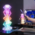 360 ITEFDTUTNE Table Lamp with Bluetooth Speaker, Degree Rotating Wand Bluetooth Customizable Lighting Multicolor