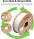 eSUN 1KG Fast Printing Speedy PLA Filament 1.75mm, 2 Spools High Speed 3D Printer Filament, Fire Engine Red