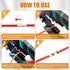 284PCS Non Insulated Butt Connectors Assortment Kit - Tinned Red Copper 26-6 Gauge Crimp Connectors
