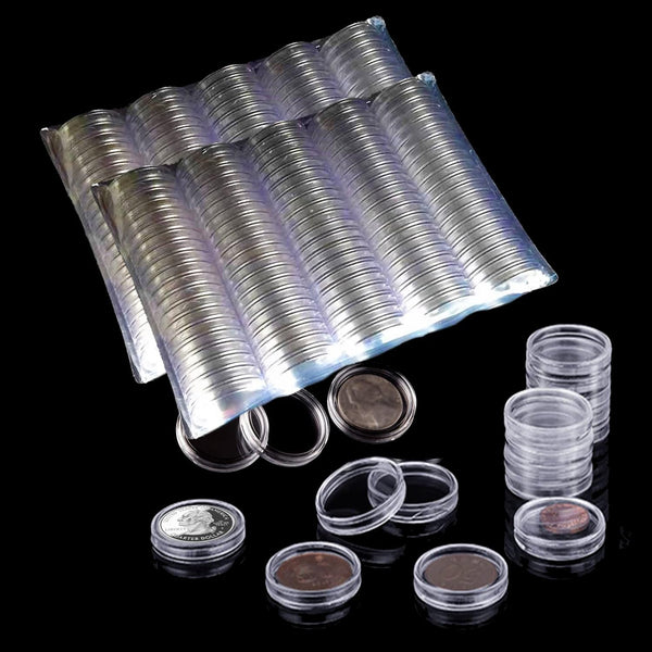 XYZsundy 25mm Coin Capsule Perfect fit for Board Game Token Holder,U.S. Quarters Coin