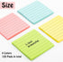 Fainne Sticky Notes (120 Pads) - 3x3 Bulk Colors, Self Stick Pads, 50 Sheets/Pad for Office School Home Supplies