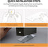Clnutrieve Set 2,Magnetic Dimmable Rechargeable Battery Operated Wall Sconces of Wireless Led Wall Lamp, Motion Sensor