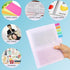 BetterJonny 3x5 Index Card Organizer: Clear Plastic Holder for Recipe Cards and Flash Cards