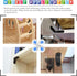 Glarks 20 Set 30mm (30x30x2mm) Black L Bracket Right Angle Corner Brace Joint Fastener for Wood Chair Bookshelf Board