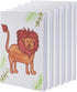 Paper Junkie 6 Pack Blank Hardcover Books, 6 x 8-inch, 18 Sheets Each for Kids to Write Stories, Scrapbook and Journal