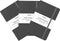 Huhuhero Lined Notebook Journal - 5.25" x 8.25", Hardcover, 120Gsm Premium Thick Paper, Dark Grey Faux Leather
