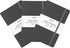 Huhuhero Lined Notebook Journal - 5.25" x 8.25", Hardcover, 120Gsm Premium Thick Paper, Dark Grey Faux Leather