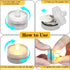 KOABY 12 Pack Warm Yellow Light Submersible LED Lights, Waterproof Flameless Submersible Lights for Decor