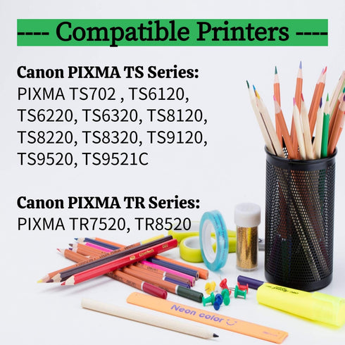F FINDERS&CO Compatible Ink Cartridge Replacement for Canon PGI-280 CLI-281, 7 Pack