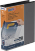 QuickFit View Binder, 3-Ring Binder, Angle D Ring, 1.5 Inch, Black