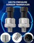 Ronybuy 100 1/8" -27 316 0-100 Psi Oil Fuel Pressure Sensor Transducer Sender NPT Thread with Harness Kit for Fuel Oil