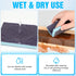 12 Pack 60/80/120/220/320/400 Pack Sanding Sponge, Washable and Reusable Sanding Blocks Grit Wet Dry Sand Paper