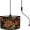 Bioaqua Boho Hanging Light with Plug in Cord | Hanging Lamp for