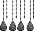 Bronze Ceiling Fan Pull Chain Set, Decorative Fan Pull Chain Pendant Extension,