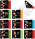 The Best Card Company 10 Boxed Holiday Cards for Christmas, Fun Assorted Notecard Set, Retro Groovy Greetings