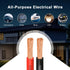 10 Wire,10FT 10AWG (10 10FT) Gauge OFC Pure Copper Wires, Battery Cable Red & Black Oxygen Free Stranded Low Voltage