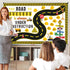 91 Pcs Construction Bulletin Board Decorations Road Cutouts Road to Success Bulletin Board Under Construction