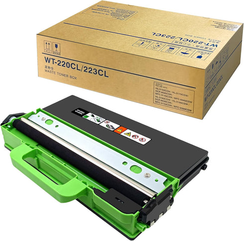 WT-220CL Waste Toner Box Compatible for Brother HL-3140CW HL-3170CDW HL-3180CDW MFC-9130CW MFC-9330CDW (50000 Pages)
