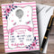 The Card Zoo Silver & Pink Hot Air Balloon Party Thank You Cards